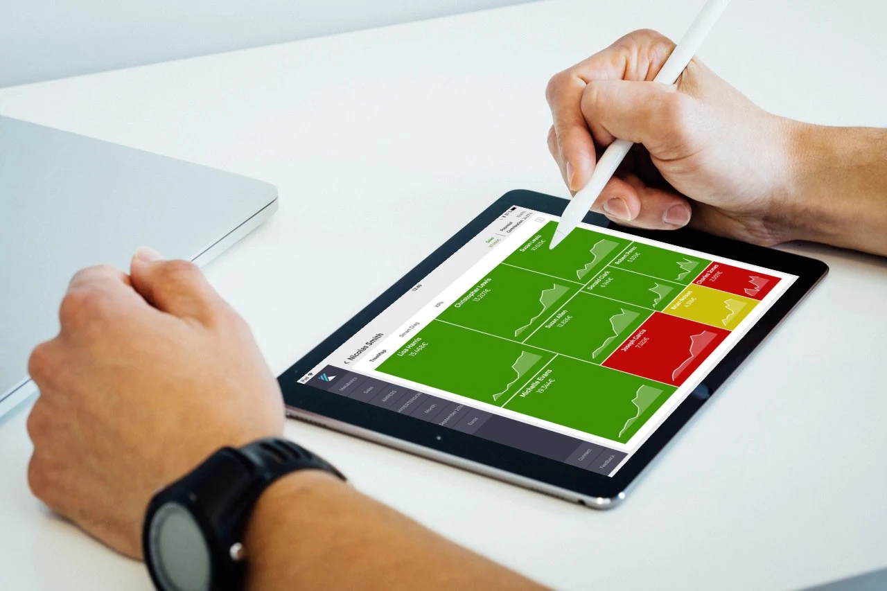 Kaizen native iPad app in use by a field team member